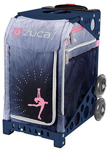 ZUCA Ice Dreamz Lux Sport Einsatztasche und marineblauer Rahmen mit blinkenden Rädern, blau, Einheitsgröße, Strapazierfähig