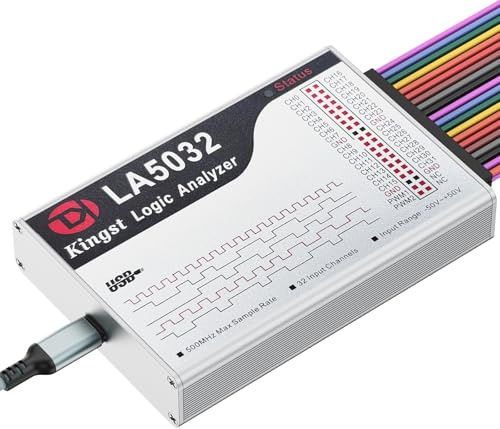 InnoMaker USB Logikanalysator LA5032 32 Kanäle 500MHz 10G Samples für MCU ARM FPGA Debug Tool MIPI Analysator mit Englischer Software Kompatibel mit Windows Mac Linux