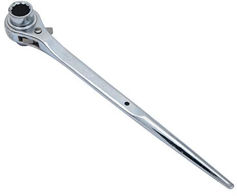 Chiave per podger 21-22mm Ratchet Podger in acciaio per montaggio ponteggio