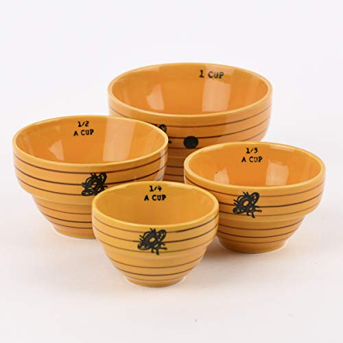 Tassen Messbecher Set 4-teilig Porzellan Bienenstock Sass & Belle