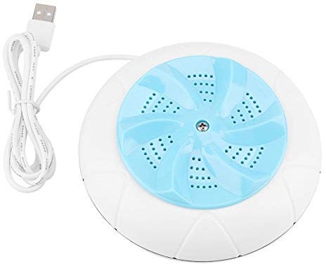 Haofy Mini-Waschmaschine, Tragbare Ultraschall-Waschmaschine für Reisewäsche und Kinderwäsche, 1 kg Fassungsvermögen, Blau, Mittelklasse-Effizienz