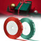 SPEACOUR 2 Rollen Weihnachts-Ripsband Frohe Weihnachten Geschenkband 25 Yard Weihnachtsbänder Schleifenband Weihnachtsbaum Dekoband für Weihnachten, Hochzeit, Party (Rot und Grün)