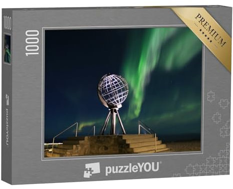 puzzleYOU: Puzzle 1000 Teile „Polarlichter am Nordkap“ – aus der Puzzle-Kollektion Nordkap