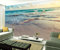 XAONUO Plage Papier Peint Intissé Plage Nature Paysage 400X280Cm Papier Peint Effet 3D Papier Peint Intissé Tapisserie Murales Panoramique 3D Peinture Murale Non-Tissé