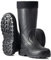 CLIMBR Federleichte gefütterte Gummistiefel Herren EVA Thermo 40-47 warme Winter Stiefel Arbeitsstiefel mit Futter Anglerstiefel (Schwarz, 44)