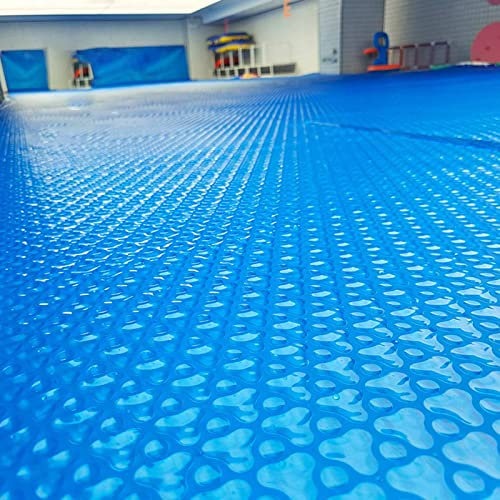 ZJKXJH Bubble Wrap Pool Cover, Waterproof Dustproof Hot Tub Spa Pool Blanket Covers, Private/Inflatable/Frame Pools for Above Ground, In Ground, No Edge Easily Cut (Size : 5x8m/16.4x26ft)
