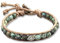 Majas Perlen Wickelarmband Afrikanischer Türkis mit Herz und Leder - echte Edelsteinperlen 6mm - einfach gewickeltes Perlenarmband Boho Festival Stil - Wunschedelstein - Handmade Personalisierbar