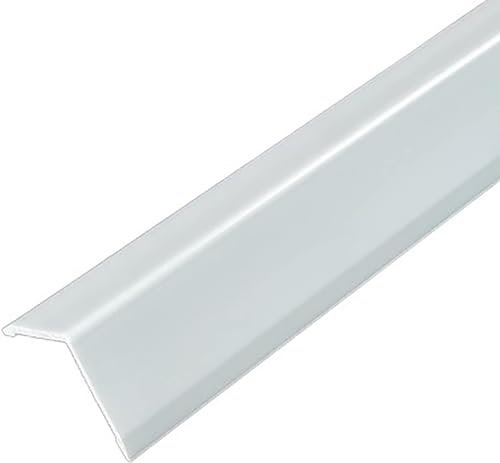 NOKTAI Übergangsstreifen, PVC-Eckenschutz für Wände, 89°-Eckenschutz für Holzfliesen/Glas/Wand/Tapete, Selbstklebende, wasserdichte dekorative Schutzstreifen, 1,4