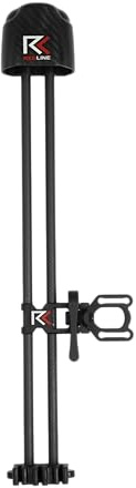 REDLINE Quiver RL-1 Carbon 3 Arrow Quiver, Soft-Touch Rubber Arrow Insert eliminates Noise