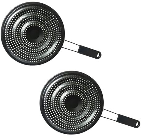 SDMAX Ring Pan Mat Hob Tagine Heat Diffuser for Induction Cooktop Adapter Plate: Flame Reducer Ring For Gas Stove, Glass Cooktop Converter Flame Guard (2 Pcs)