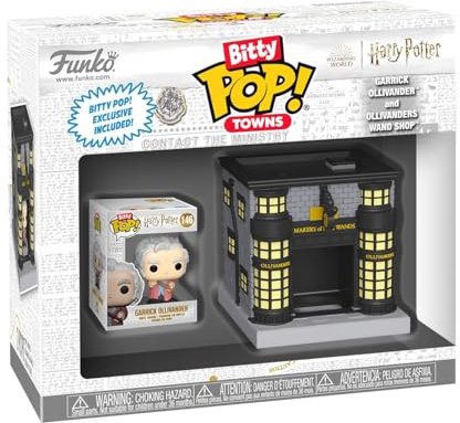 Bitty POP! Town: Harry Potter - Garrick Ollivander & Ollivanders Wand Shop