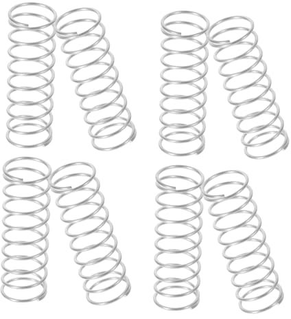 AOKWAWALIY Federn Metallfedern 10 Teiliges Feder Druckfeder Dämpfungsfeder Set Aus Edelstahl Federsatz Schwere Federn