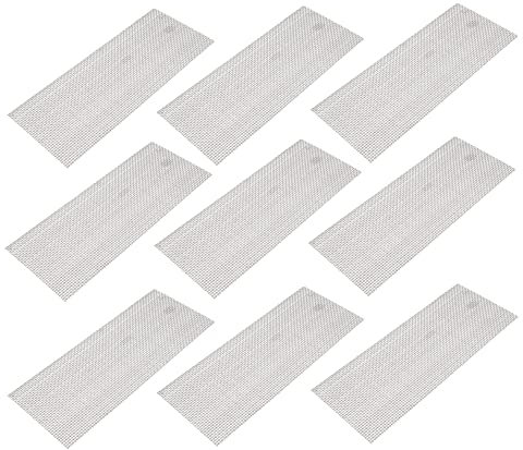 BUGUUYO 10St Aquatisches Pflanzgitter Netzmatte für Aquarien quadratischer Teppich künstliche Pflanzen Zimmerpflanzen Moos Festnetz Aquariengras Festnetz Boden Mooswand metallische Linie