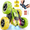 QUNREDA Ferngesteuertes Auto, RC‑Car‑Spielzeug für Jungen 6–12 Jahre, Off‑Road‑RC‑Stunt‑Auto 4WD mit 360°‑Rotation, Geschenk für Jungen & Mädchen zu Geburtstag und Weihnachten, Gelb & Grün
