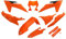 UFO PLAST full kit arancio Ktm EXC-F 500 2024-2024