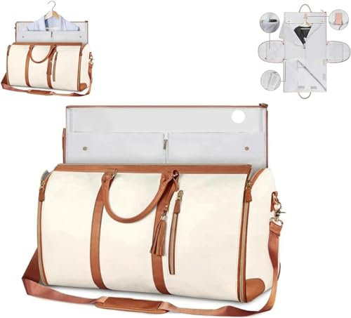 packli Reisetasche,Reisetasche Foldybag,Reisetasche faltbar,Travluxe Faltbare Reisetasche,Foldy Bag,Wasserdichter Kleidersack für Reisen,Carry on Garment Duffle Bag,Travel Bag Women,Umwandelbarer