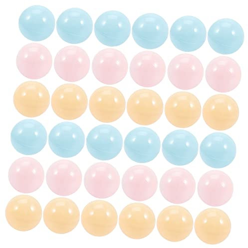 BESTonZON 50 Pcs Bola Juguetes Diver Pelotas de de Pelotas de plastico Bath bañera Bolas Redondas PE Bolas de Juguete Espesar Bola del océano Bolas de Colores Jugar a la Pelota niño
