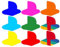 9er Set Logo Aufkleber Sticker für Playstation PS5 Konsole, Individuelle Vinyl Decal Skins Zubehör für PS5 Disk/Digital