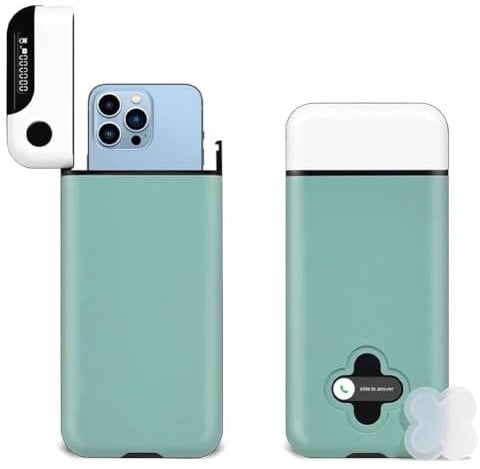 Qeortohers Handy-Schlossbox mit Timer, tragbare Smartphone-Zeitschaltuhr, hilft beim Erreichen und Selbstdisziplinieren des Ziels