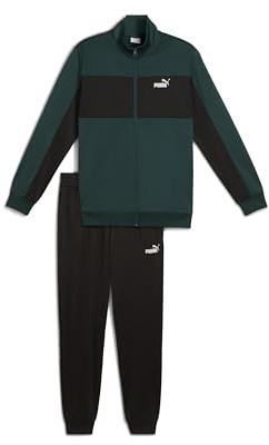 PUMA Unisex Poly Colorblock Suit Strickanzüge, Grünes Gelände, M EU