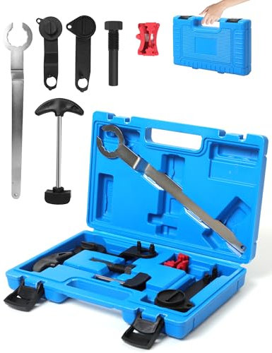 XSTARYE Motor Zahnriemen Werkzeug für VAG EA211 1.0L 1.2L 1.4L 1.6L FSI TSI TFSI Nockenwellen Werkzeug Satz T10340, T10476, T10477, T10487, T10494, T10499 Kompatibel mit VW Audi