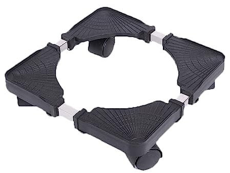Mini Fridge Stand, Refrigerator Stand Universal Stand Base with Wheels Washing Machine Stand Fridge Stand Mobile Base (Black)