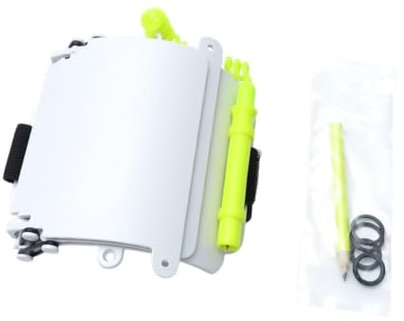 Perfeclan Schreibtafel für das Sporttauchen, 3 Tafeln, Tauchnotizbuch, Logbuch für Notizen unter Wasser, mit Armschlaufe und Bleistift, Schiefertafel für das
