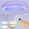 UISEBRT LED Deckenbeleuchtung Dimmbar mit Fernbedienung und RGB Farbwechsel, 60W Deckenbeleuchtung Rund Deckenlampe für Schlafzimmer, Küche, Wohnzimmer, Korridor 2800K-6500K, Ø48cm