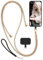 moex Unleash per Nubia Neo 2 5G - Catena per cellulare con moschettone, cordino da collo rapidamente rimovibile - Smartphone Necklace con pad per custodie, catena da appendere in beige