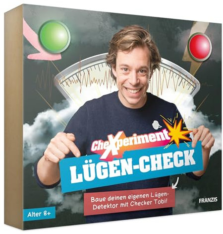 FRANZIS 67258 - CheXperiment - Lügen Check - Baue zusammen mit Checker Tobi deinen eigenen Lügendetektor!