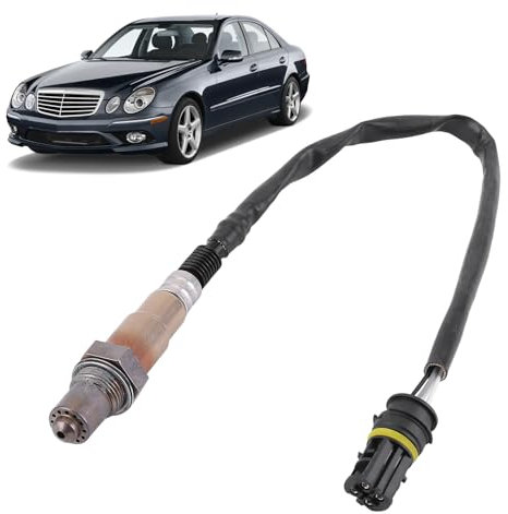 Lambdasonde Nach Kat Kompatibel mit Mercedes E Klasse W211 S211 SL R230 E240 E320 E500 CLS C219 Lambdasonde O2 Sauerstoffsensor Lambdasonde Diagnosesonde Nach Kat 0015407617