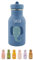 wunderwunsch Trinkflasche personalisiert für Kinder, Flasche personalisiert, Babyflasche, Kinder Trinkflasche, Trixie Trinkflasche mit individuellem Namen (Elefant, 350ml)