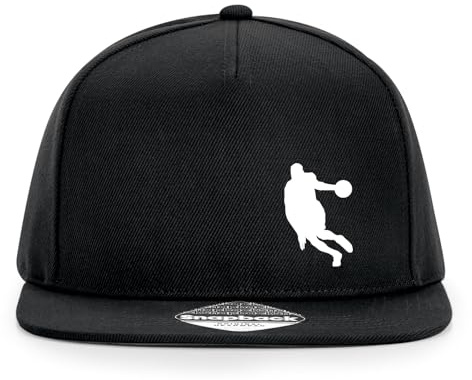 Huuraa Cappy Mütze Basketball Silhouette Geschenk | Baseballkappe Basecap Kappe Geschenkidee Unisex Baseball Cap