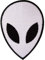 Alien Aufnäher zum Aufbügeln / Aufnähen, für Kleidung, Tasche, Jacke, NASA Space UFO-Stickerei