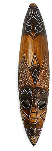 Maske afrikanischen aus Holz 50 cm. Deko Wand Afrikanische.