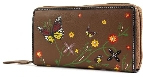 bruno banani Butterfly Large Zip Around Cognac