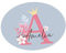 Personalised Kids Bedroom Metal DOOR Plaque Sign, Floral Crown gifts for the home