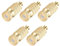 sourcing map Laiton Brumisateur - 3/16 Pouce Fileté Buée Vaporisateur Tête pour Extérieur Système 5Pcs d'or Dia Orifice 0.5mm