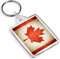 1 x Porte Clé Drapeau Canada Place Rouge - IP02 - Cadeau pour Maman Papa #3165