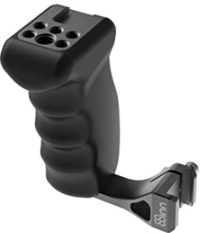 8Sinn Seitengriff Griff Side Handle Kamerakäfiggriff mit Kaltschuhhalterung Eingebaute NATO-Klemme für Kamerakäfig-Schulterhalterung