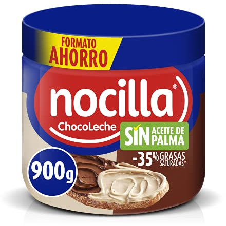 Nocilla Doble Crema de Cacao y Leche con Avellanas, 900g