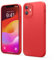 elago Liquid Silicone Case Kompatibel mit iPhone 12 Hülle & Kompatibel mit iPhone 12 Pro Hülle (6,1), Hochwertiges Silikon, Rundumschutz Handyhülle : 3-Layer Struktur Schutzhülle (Rot)