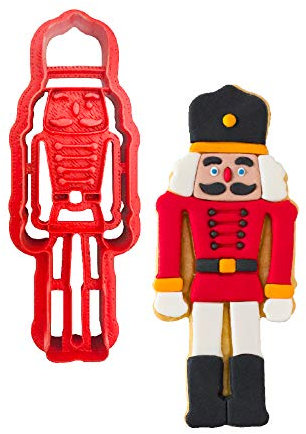 Decora 0255045 AUSSTECHER AUS KUNSTOFF NUSSKNACKER, rot