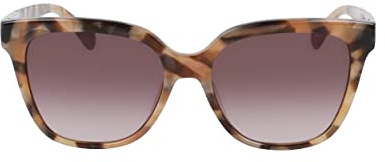 Longchamp LO644S 102 Ivory Havana Sunglasses Woman ZYL, Rectangle, 53