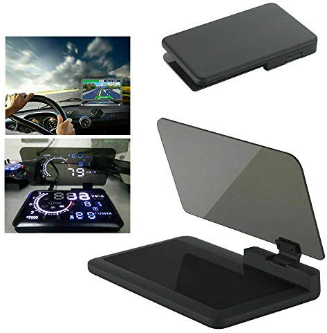 Riloer 6 Zoll Universal Auto HUD Display mit GPS Navigation Halterung