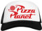 Pizza Planet Weiß Schwarz Unisex Baseball Cap White Black