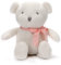 FLUFFYFUN 100% Bio-Baumwolle Kuscheltier Baby Teddybär Weiß 16.5cm, stofftier für Neugeborene