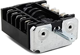DL-pro Kochplattenschalter für EGO 46.27266.500 4627266500 auch kompatibel mit Bosch Siemens Privileg Whirlpool Bauknecht AEG Electrolux 7-takt Schalter Backofenschalter für Kochfeld Herd