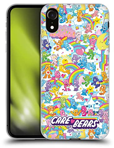 Head Case Designs Officially Licensed Care Bears Rainbow 40th Anniversary Gel Case [Military Grade Protection] Compatible With Apple iPhone XR