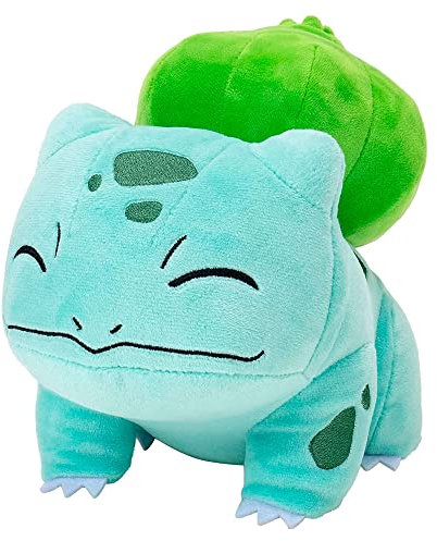 Pokémon pkw2782 Bulbasaur Schlafender Plüsch, 12,7 cm, Premium-Plüsch, Mehrfarbig